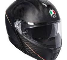 SPORTMODULAR MATT CARBON - CASCO MOTO MODULARE XXS