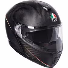SPORTMODULAR MATT CARBON - CASCO MOTO MODULARE XXS