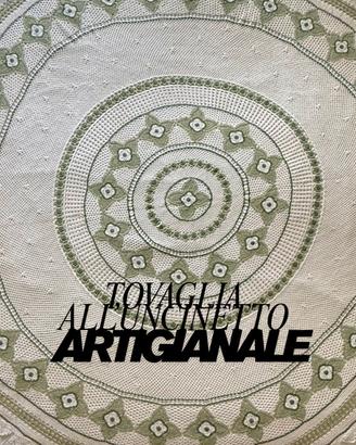 Tovaglia da tavola all'uncinetto diametro 1,76 cm