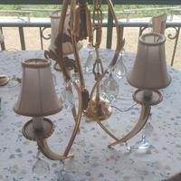 Lampadario con Abat-Jour Coordinate anni 60