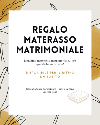 Materasso matrimoniale