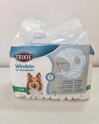 Trixie pannolini cani femmina S-M  x 12 pz