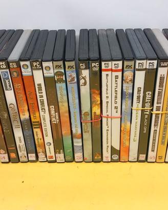 Lotto n. 01 di 20 video giochi in DVD originali,