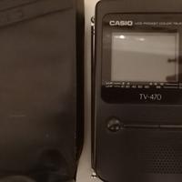 Televisore Mini TV Portatile CASIO TV470 VINTAGE