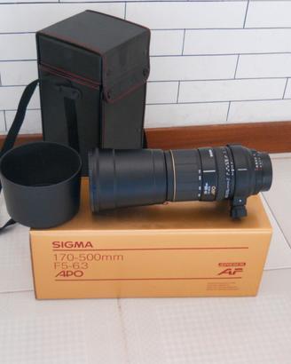 Sigma 170-500mm F5-6.3 APO Obiettivo