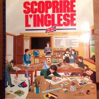 Libro Inglese con audiocassette Anni 80