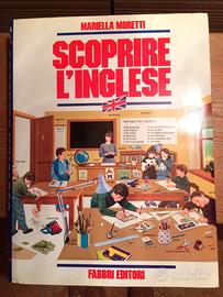 Libro Inglese con audiocassette Anni 80