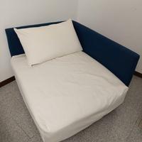 Poltrona letto con doghe e doppia fodera