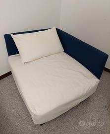 Poltrona letto con doghe e doppia fodera