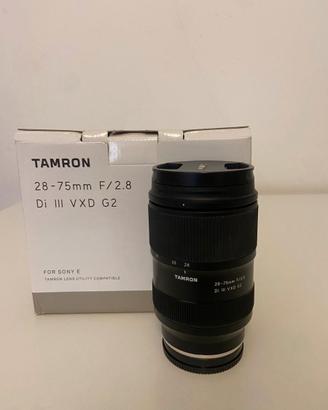 Lente Tamron 28-75 f2.8 attacco Sony FE