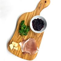 Tagliere collo d'oca in Legno di Olivo - S