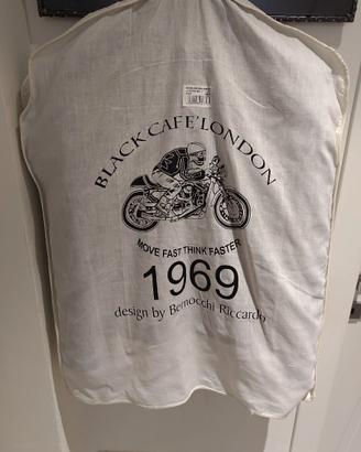 Giacca moto in pelle NUOVA MAI UTILIZZATA