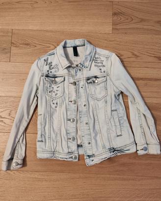 Giubbino jeans Benetton bimba 7-8 anni