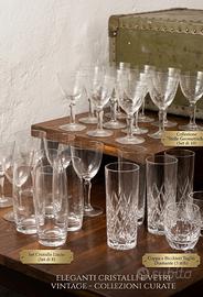 Collezione Curata di Cristalli e Vetri d'Epoca