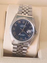 Rolex Datejust 36 mm. 16220 - Full Set Blu Factory