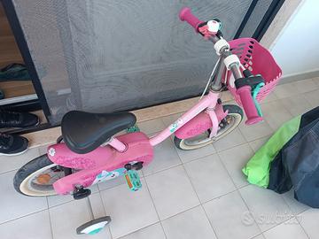 B’TWIN Unicorn 500 14” – Bici bambina rosa