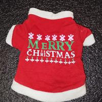Pigiama natalizio per cane -  “Merry Christmas”