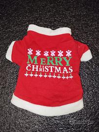 Pigiama natalizio per cane -  “Merry Christmas”