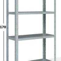 SCAFFALE METALLICO 100x170x40 con 4 RIPIANI