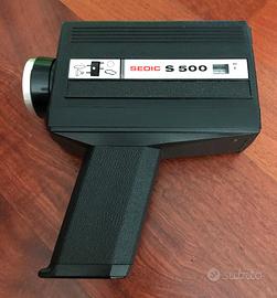 TELECAMERA ANNI '70 SEDIC S500 SUPER 8 FUNZIONANTE