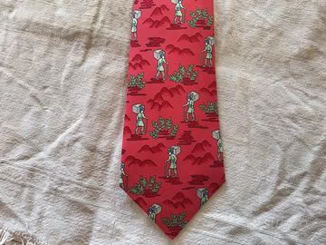 Hermes cravatta seta vintage perfetta