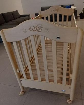 Pali Melody – lettino/culla in legno naturale