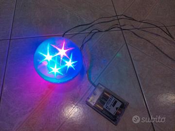 effetto luce led 3D multiflower multistar 