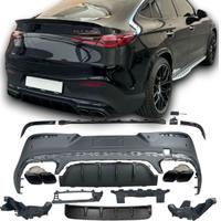 Diffusore posteriore GLC coupè c254 scarichi neri