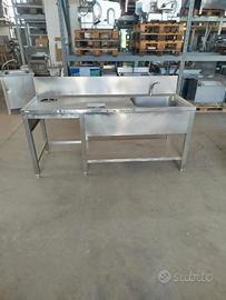 Lavello in acciaio inox L190