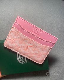 Portafoglio goyard rosa