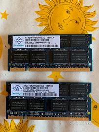 Ram soddimm ddr2 2+2GB