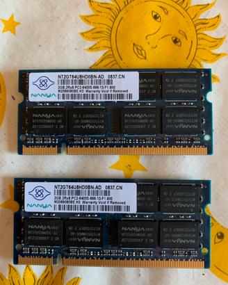Ram soddimm ddr2 2+2GB