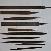 N.10 lime in ferro vintage anni 70. Lievi tracce d