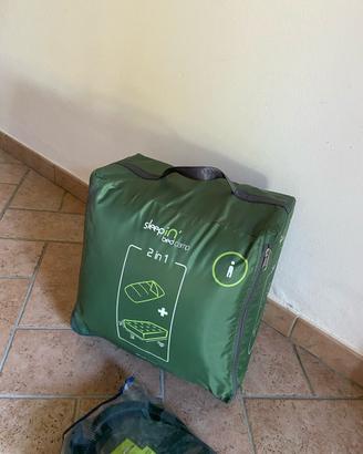 2 Materassini gonfiabili e sacco a pelo