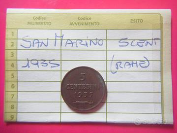 (443) - Antica Moneta San Marino (5cent)
