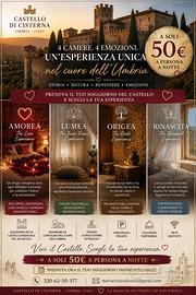Soggiorno al castello di Cisterna in umbria