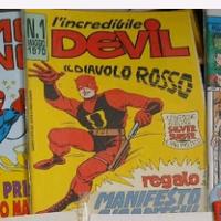 N.1 ANASTATICI CORNO CON GADGET L'UOMO RAGNO DEVIL