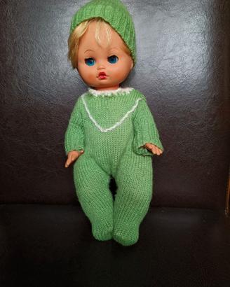 Bambola vintage anni 70 altezza 23 cm