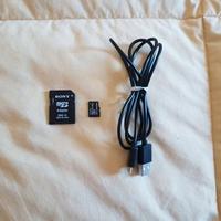 Micro SD Sony 8GB Adattatore Cavo USB