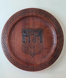 PIATTO SOUVENIR VINTAGE KRAKOW diametro 22 cm