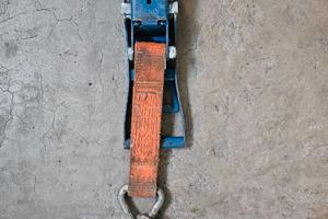 Cricchetto ancoraggio con cinghia per trasporti