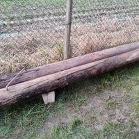 pali in legno trattato 