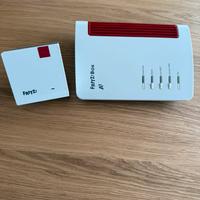 Fritzbox 7530 e Repeater 1200 modem router fibra
