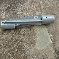 6 Porta palo zincati 60x10 cm – Nuovi entra