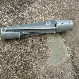 6 Porta palo zincati 60x10 cm – Nuovi entra