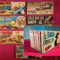 Fumetti TEX raccoltina striscia serie rossa origin