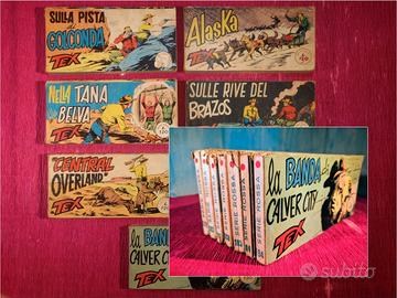 Fumetti TEX raccoltina striscia serie rossa origin