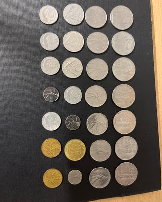 100 lire-50 lire 20 lire 200 lire 10 e 5 lire