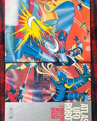 Libro vintage goldrake atlas ufo robot giunti