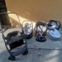 Trio chicco, passeggino, ovetto, navetta